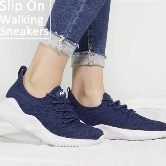 Akk - Women’s Walking Lightweight Memory Foam Sneaker - 8 - Picture 1 of 11